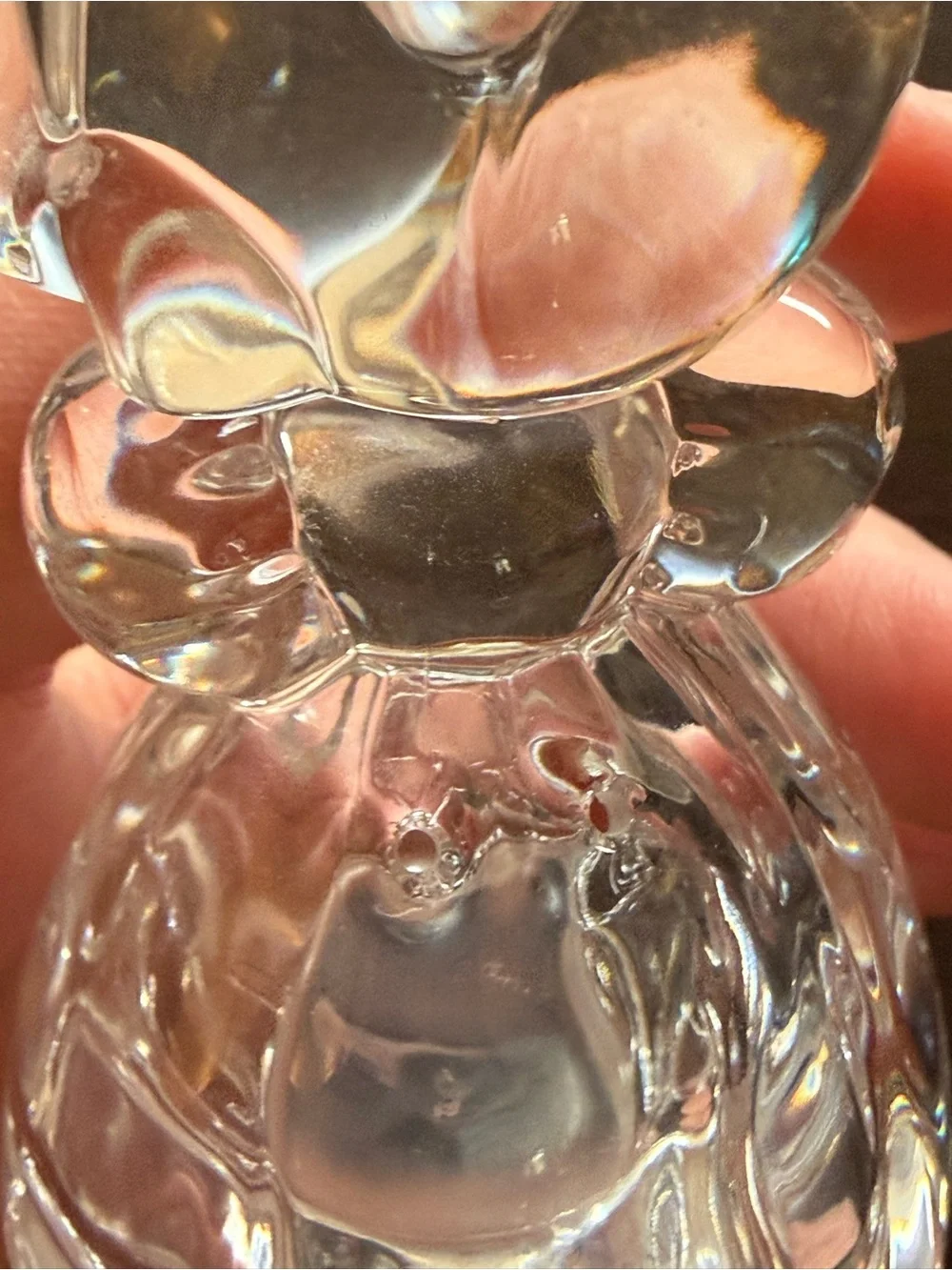 Disney Lenox Crystal Mickey & Minnie  - Home Accent/salt n pepper shaker